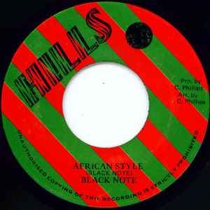 Label of Delroy Wilson’s Jamaican 7-inch Place In Africa, produced by Keith Hudson.