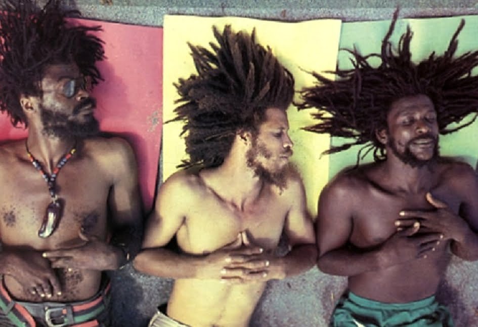 The Congos in a colour group photograph.