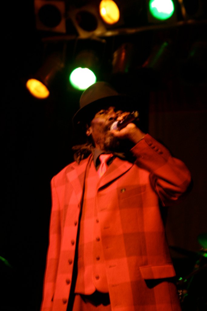 Joseph Hill performing at the Jamaican Reggae Festival in Kandel in 2006.