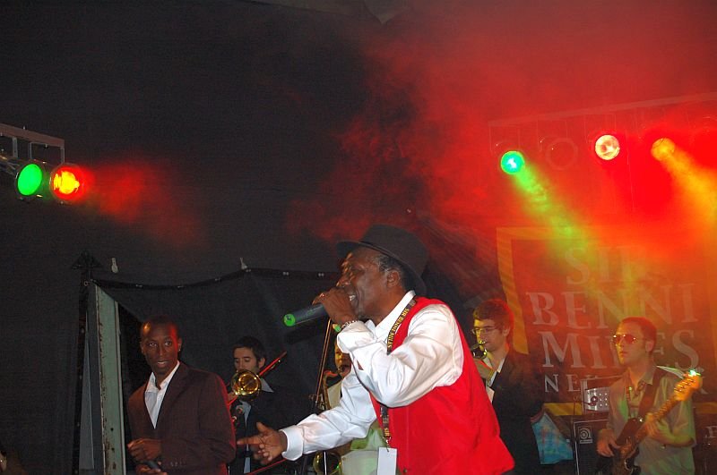 Alton Ellis, Jamaican rocksteady singer, photographed in 2007